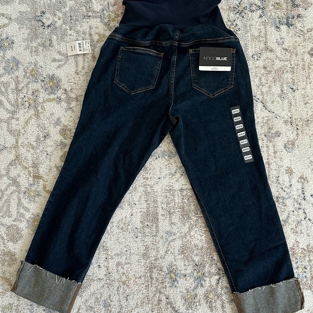 NWT - Indigo Blue Women’s Relaxed Jeans - Deep Navy